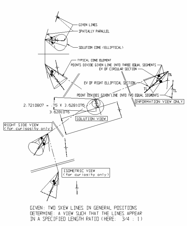 Descriptive geometry sample page