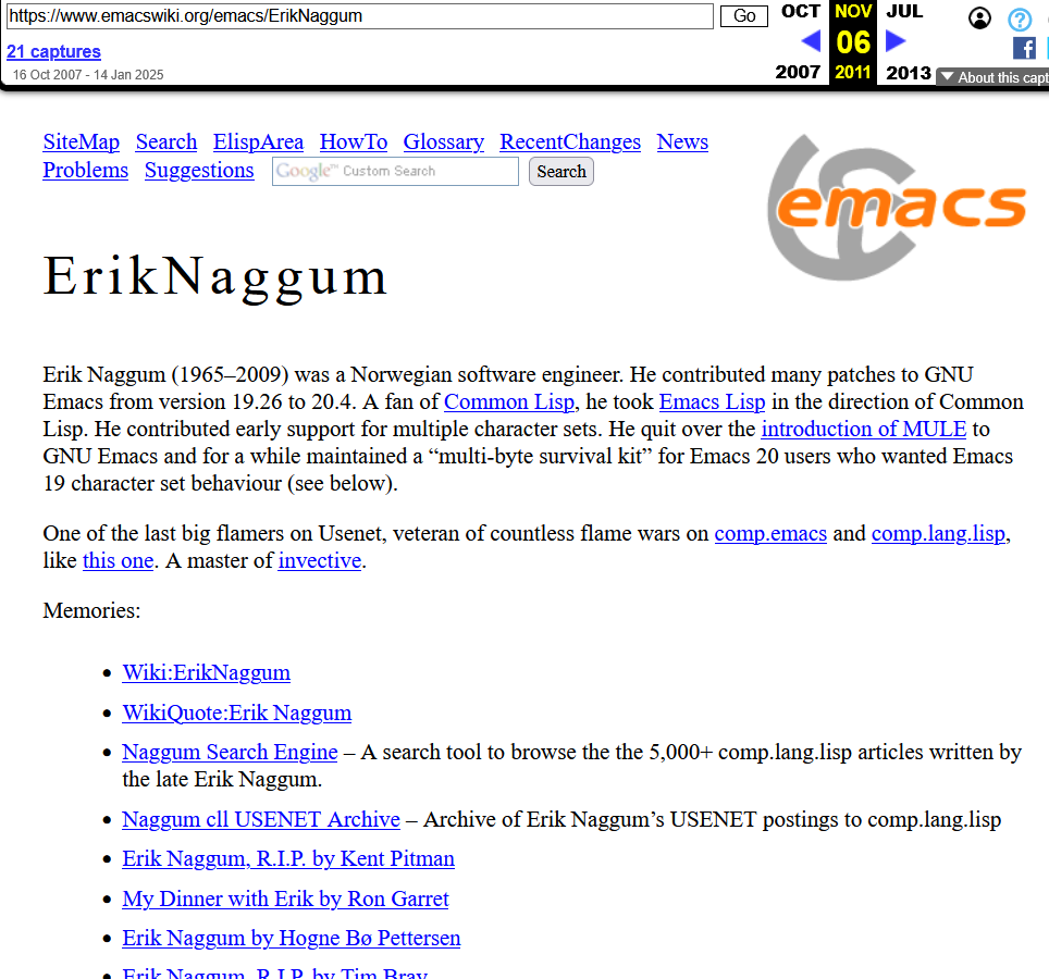 Erik Naggum emacswiki.org q7S98