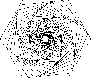 equiangular spiral