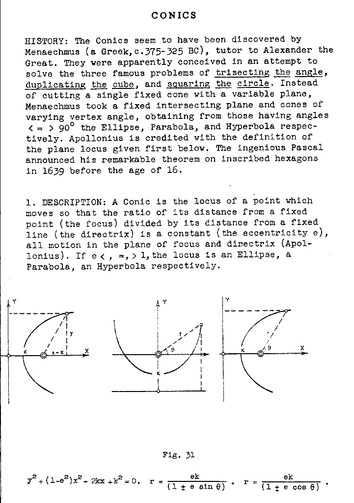 ry 036 conics