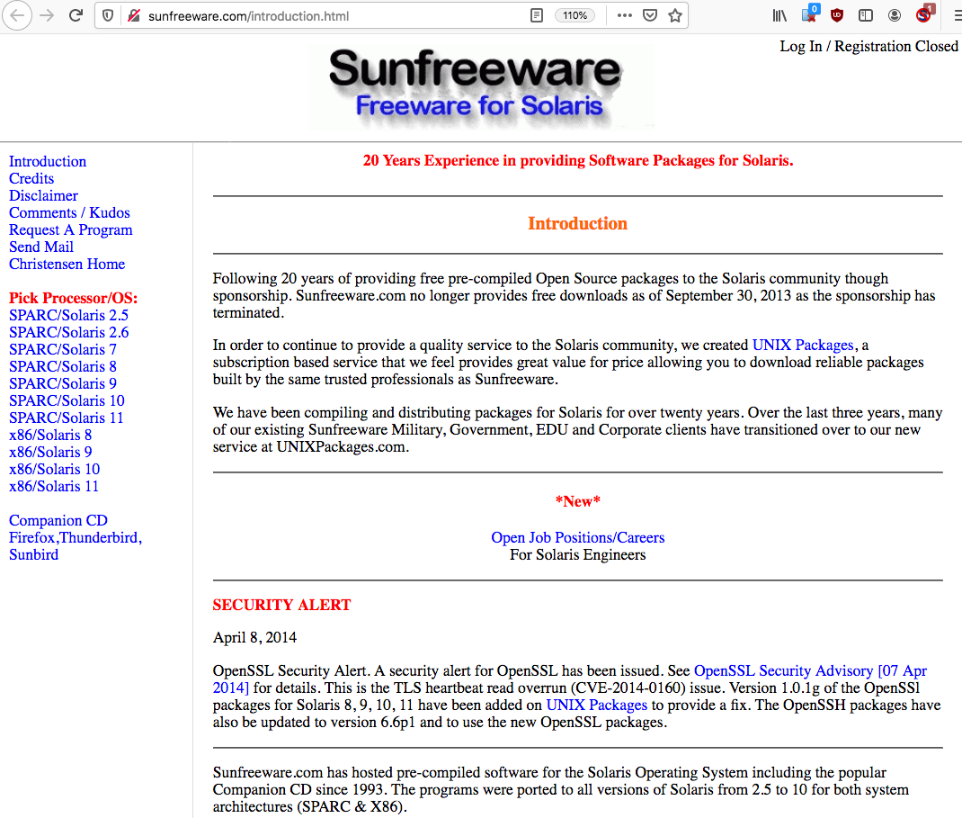 sunfreeware 2020-01-13 npvt7