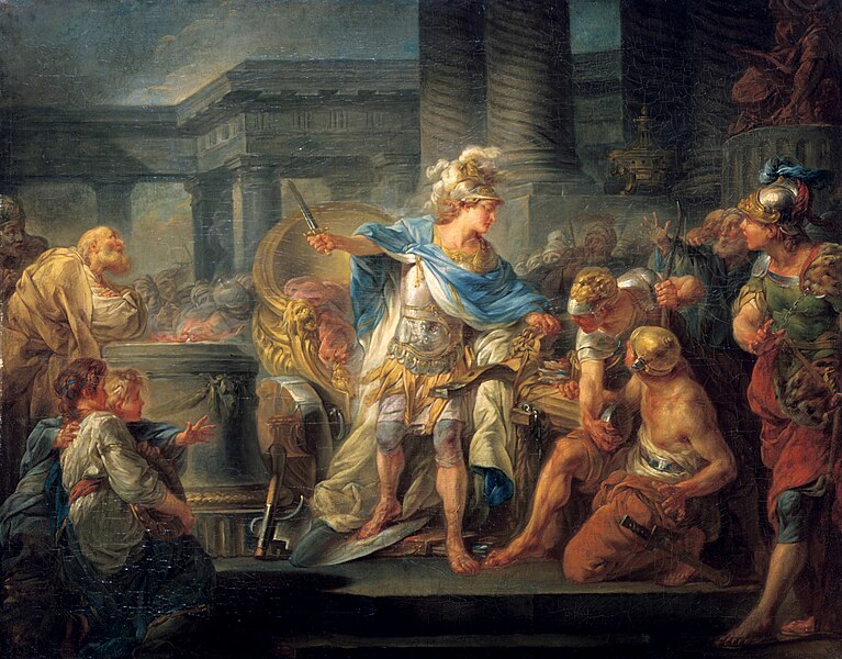 Alexander cuts the Gordian Knot CkBQG