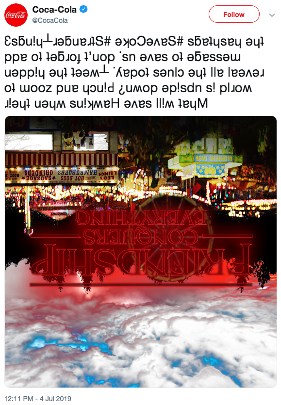 Coca Cola inverted text ad 2019-07-10 8pxnd