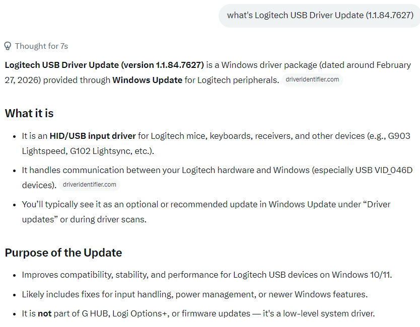 Logitech USB Driver Update 2026-05-31 13dc5