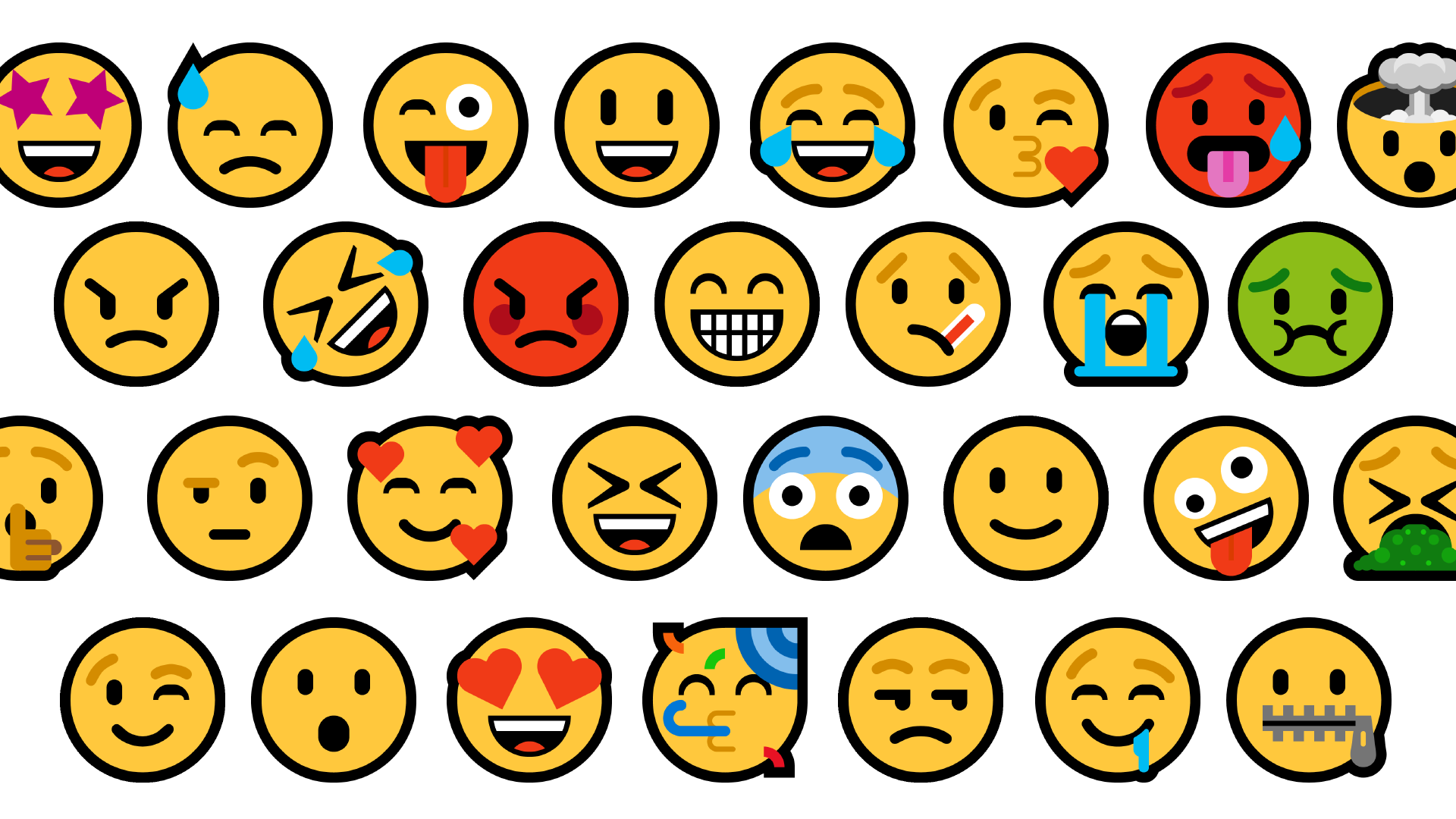 Microsoft Windows 10 emoji PCYwX