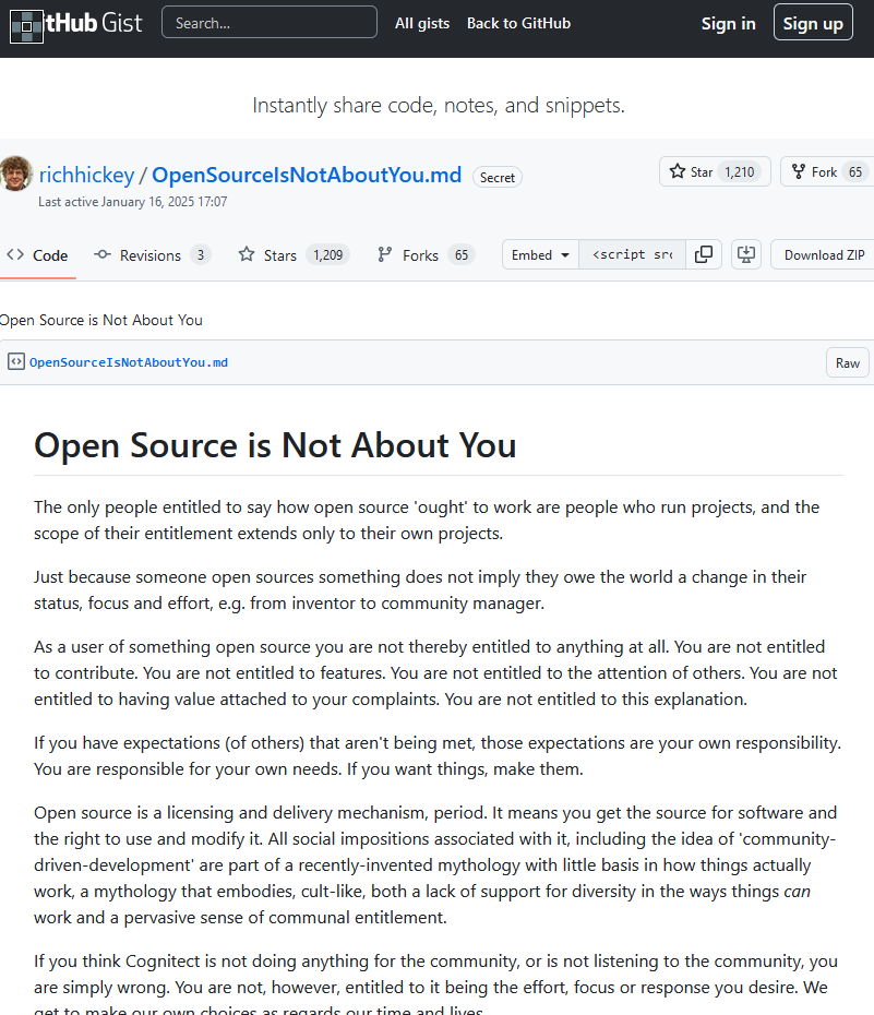Rich Hickey Open Source rXvs8