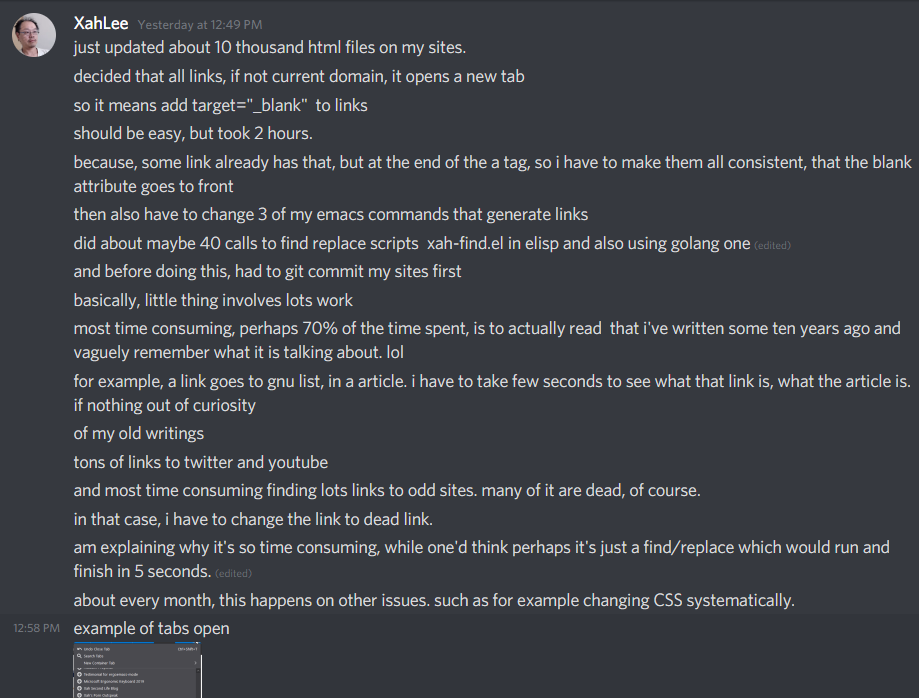 Xah Discord 2021-02-11