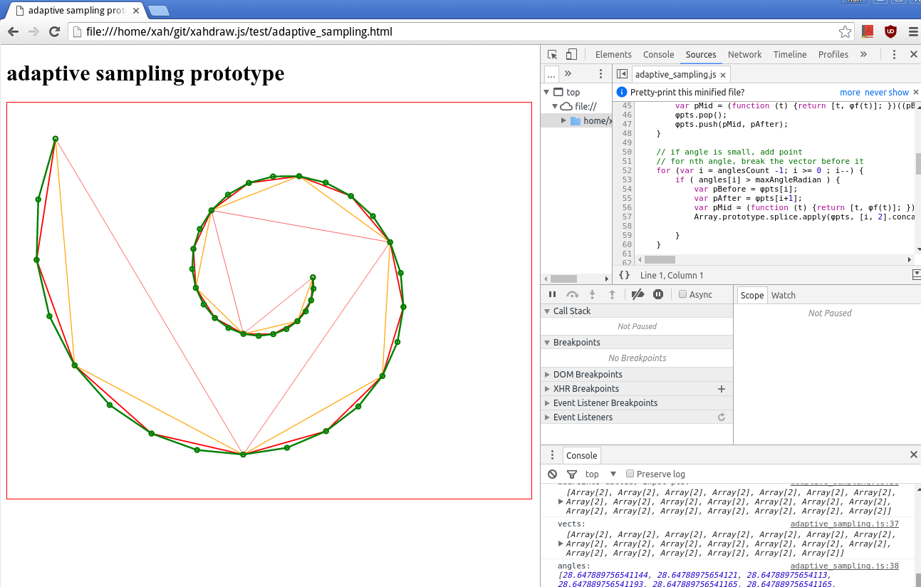 adaptive sampling equiangular spiral 2016-05-07