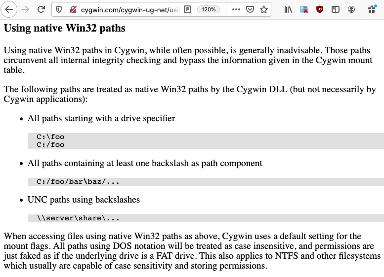 cygwin window path 2020-05-10 s8y43