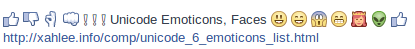 emoticon thumb facebook