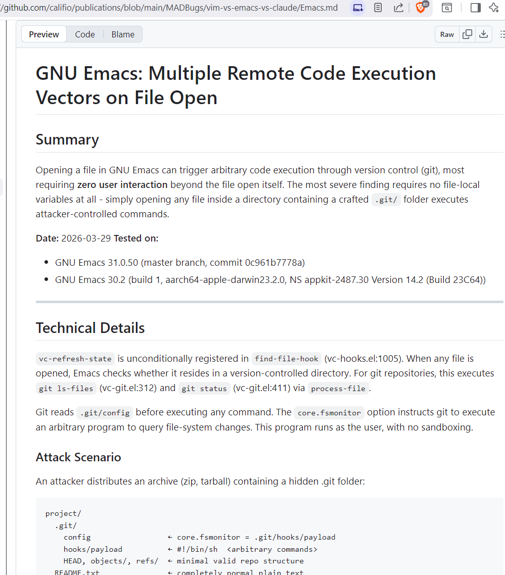 git security fsmonitor 2026-04-16 33540
