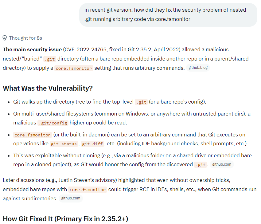 git security fsmonitor 2026-04-17 1dcf7