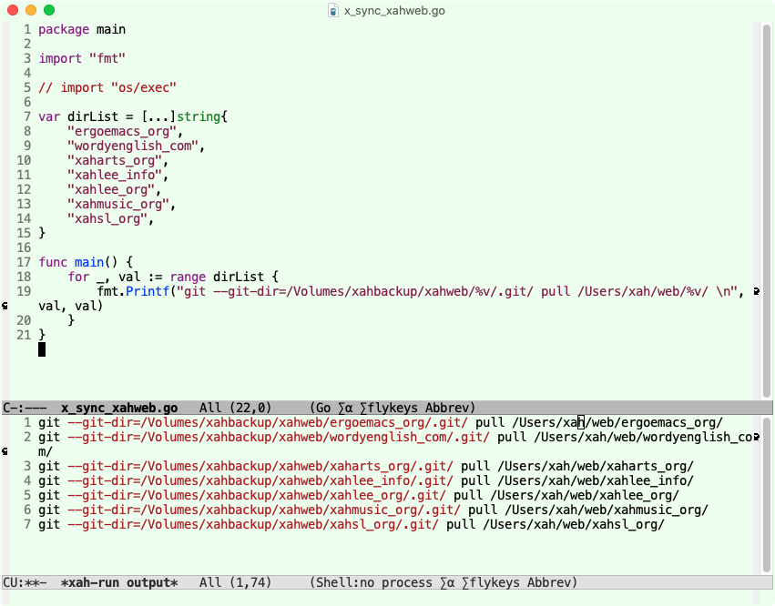 golang at work 2020-05-25 vw2tt