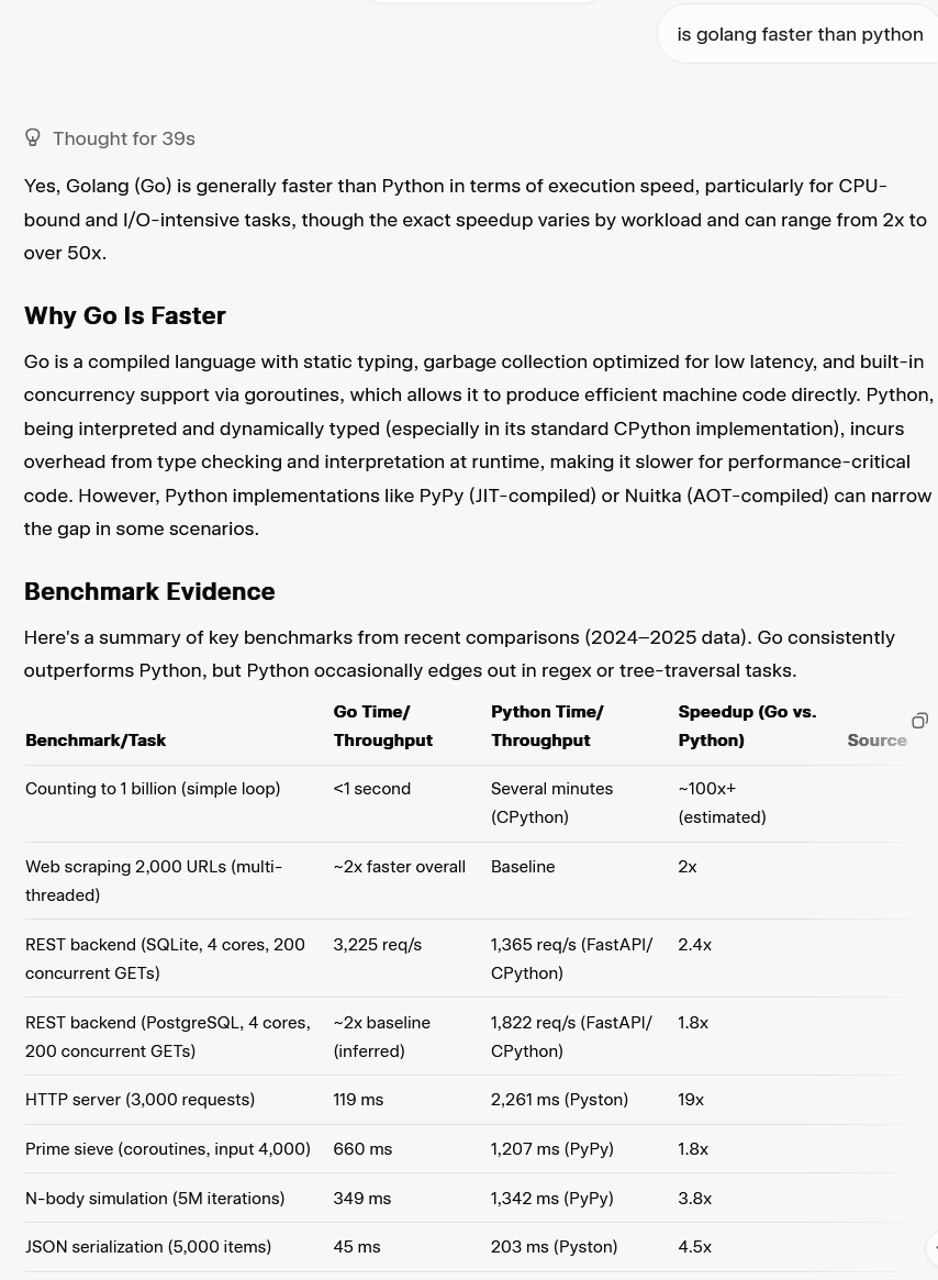 golang vs python speed 2025-10-04 188bc