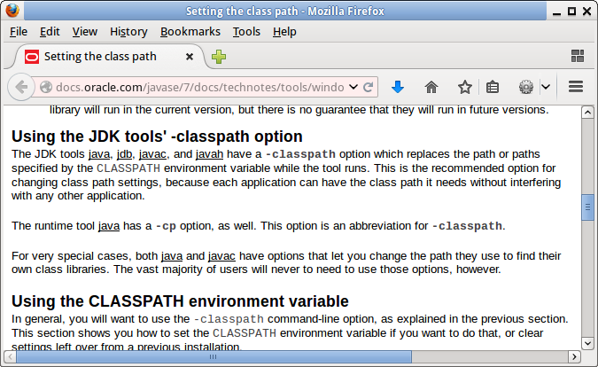 java doc classpath 2014-10-27