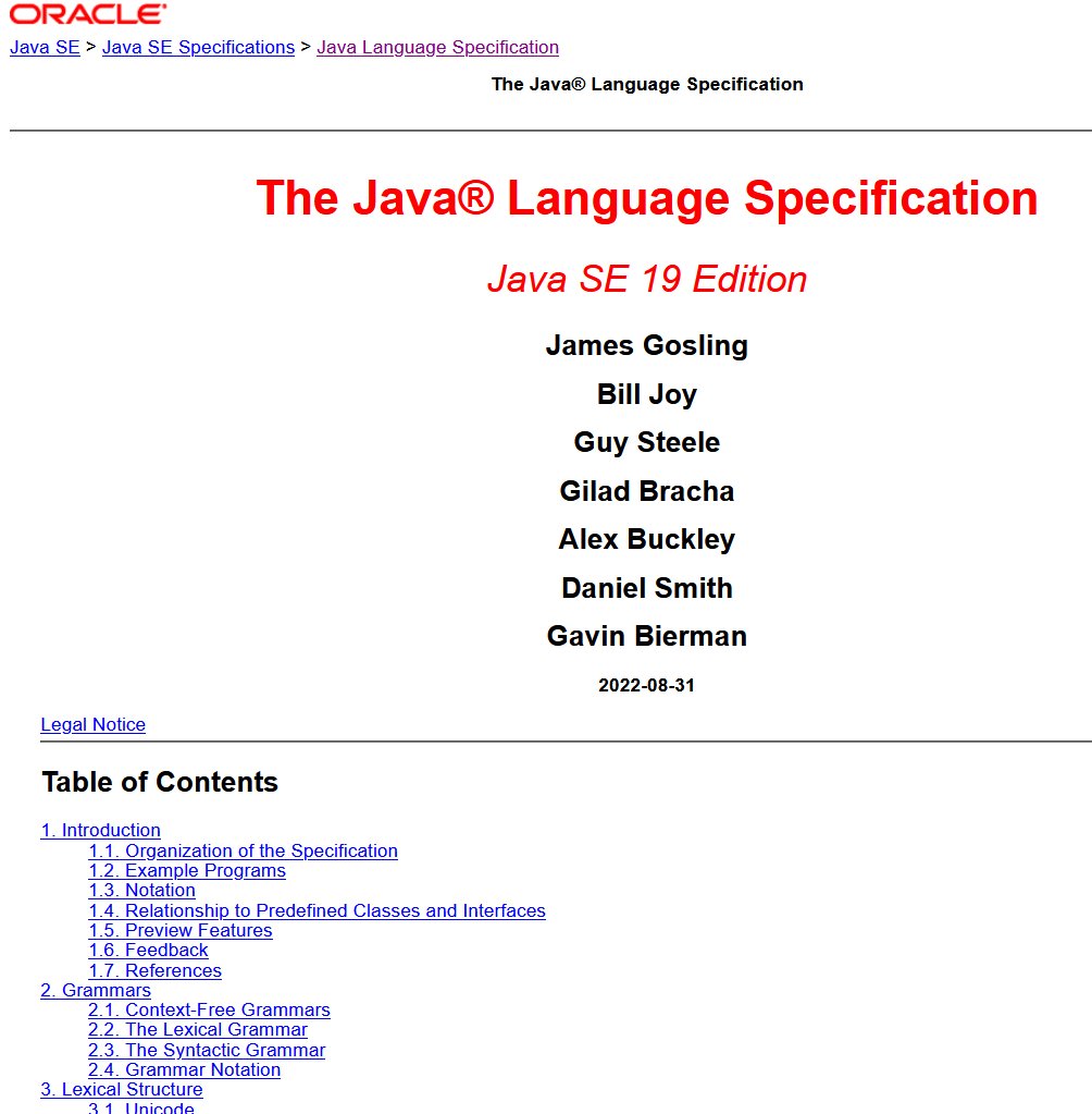 java spec 2022-10-02