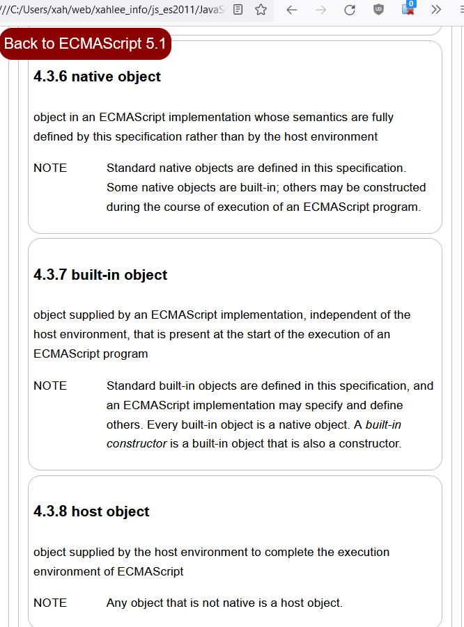 js spec 2011 objects jargon