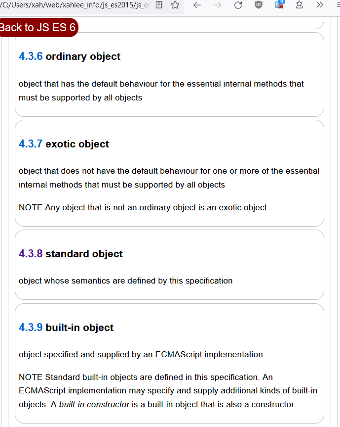 js spec 2015 objects jargon zR3KP