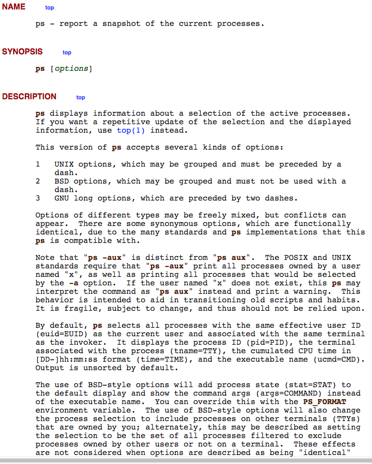 linux ps manpage 2019-07-26 54js8