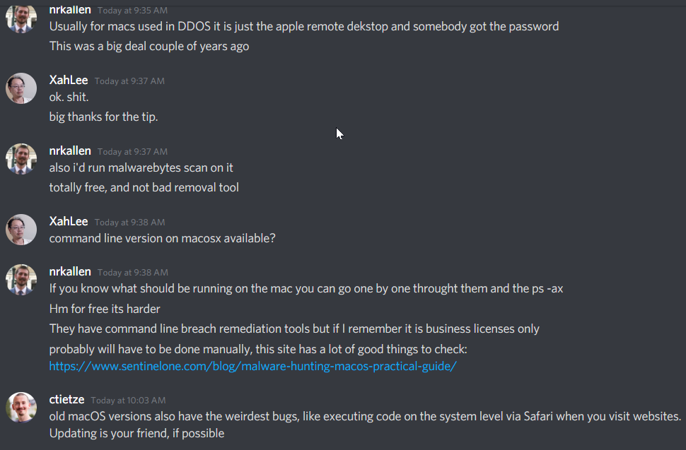 macOS malware hunting 2021-03-10