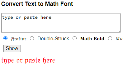 math font unicode 2021-12-12