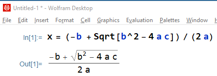 quadratic formula 2022-01-18