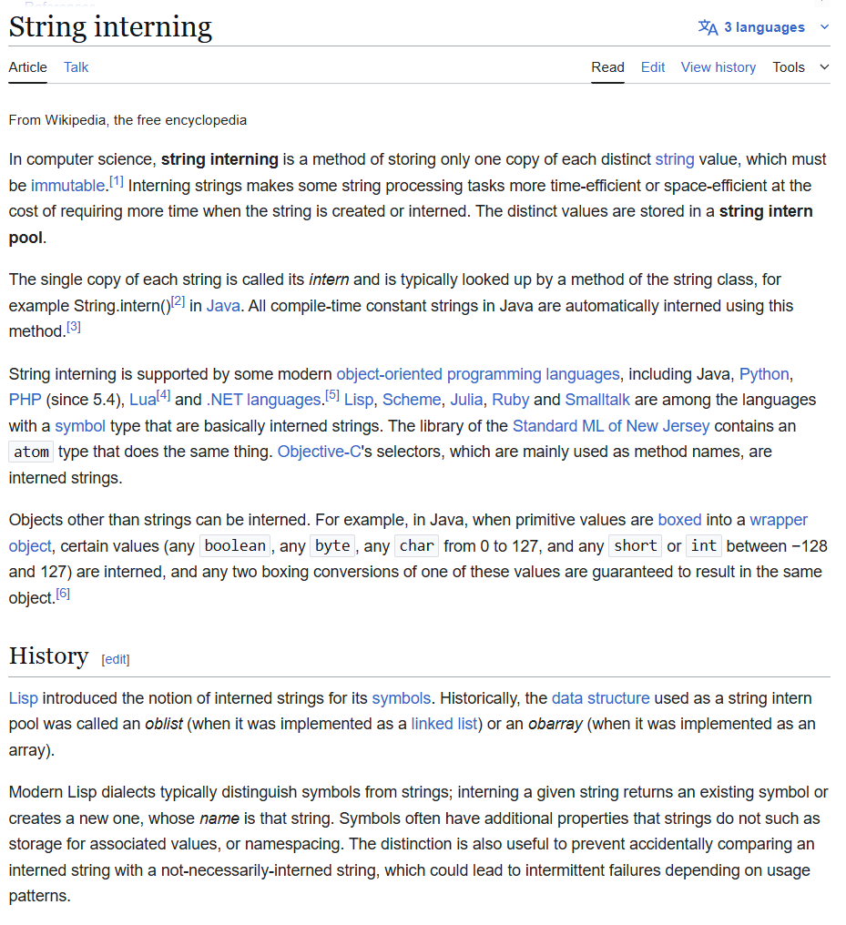 string interning 2025-09-27 10122