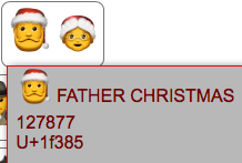 unicode santa clause 2019-11-11 vzsrs