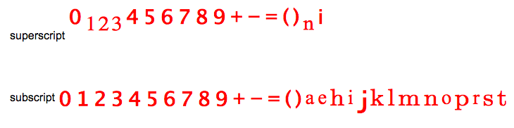 unicode subscript 2018-09-04 7e36e