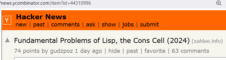 xah hacker news lisp cons 2025-06-22 0fd85