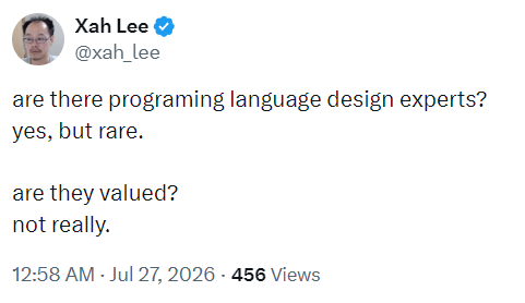 xah lee lang expert 2026-07-27 14968 ll