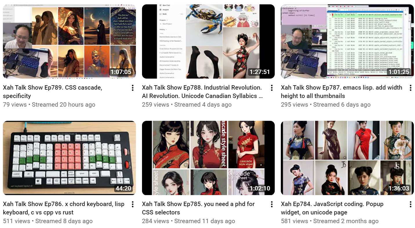 Xah Talk Show 2026-06-04 1b8a6