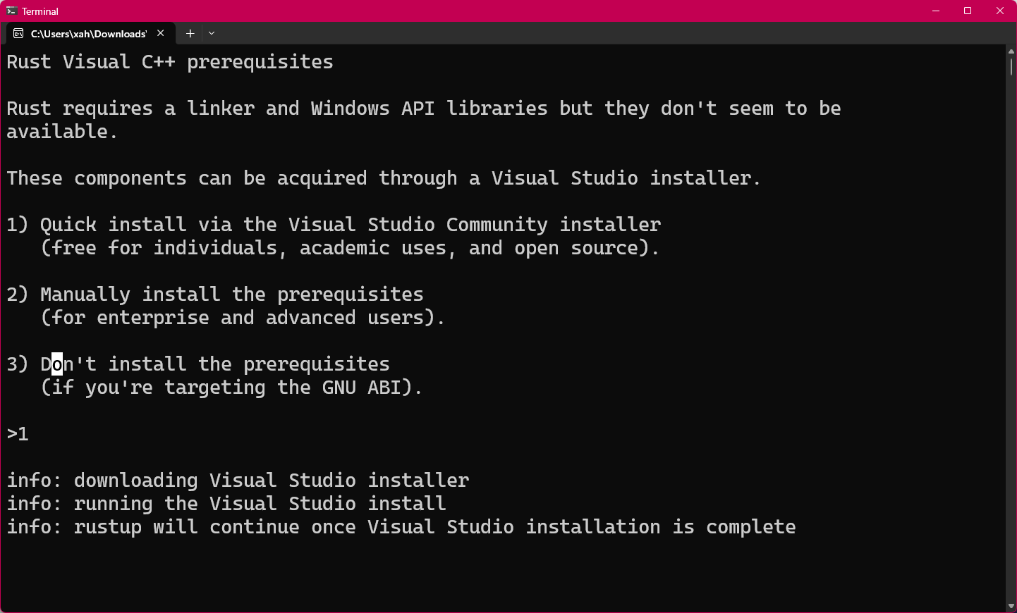 rust install 2026-07-22 2ea19 ll