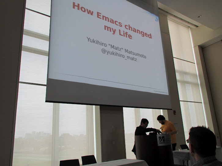 Matz Ruby how emacs changed my life