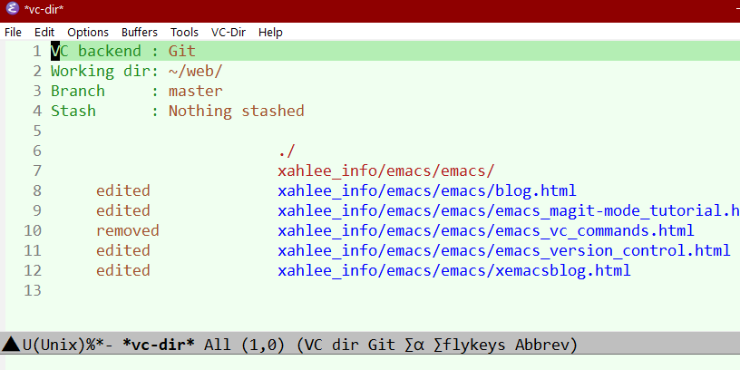 emacs 29 vc-dir 2023-08-28