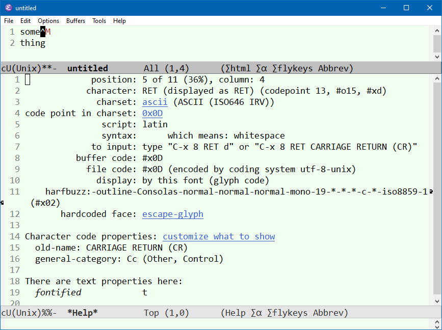 emacs describe-char CR 2021-12-09