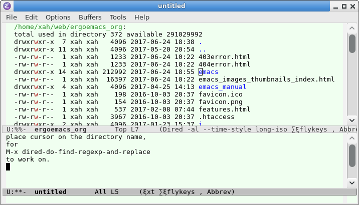 emacs dired find replace dir 2017 06 24