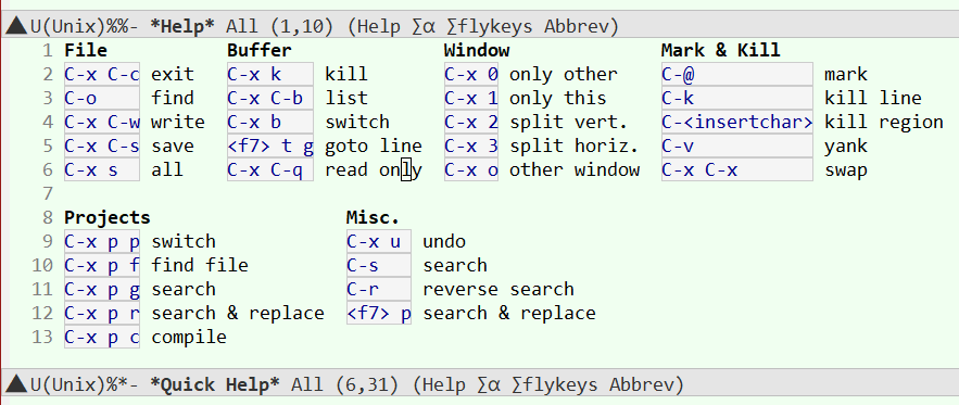 emacs help-quick 2023-08-21 K8zg