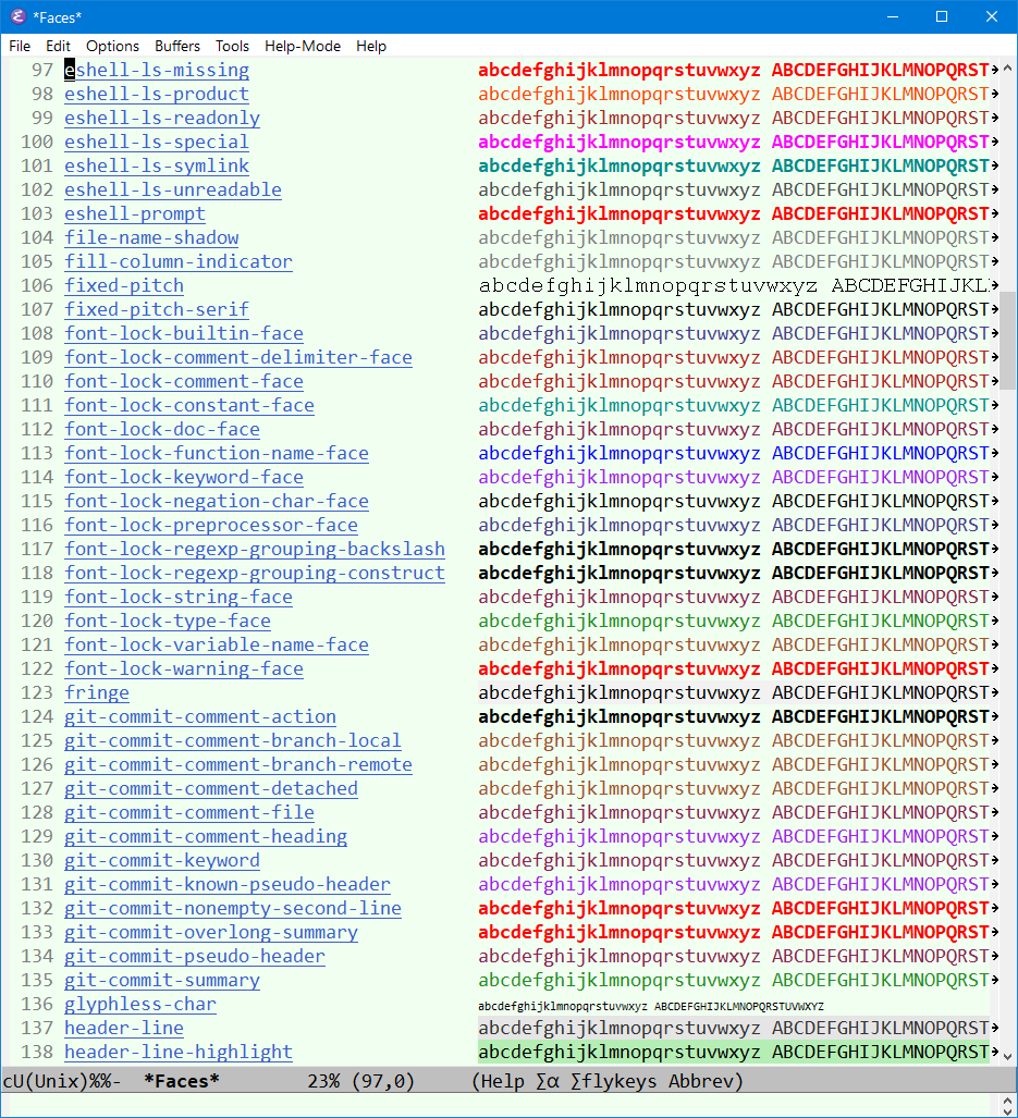 emacs list-faces-display 2021-08-26