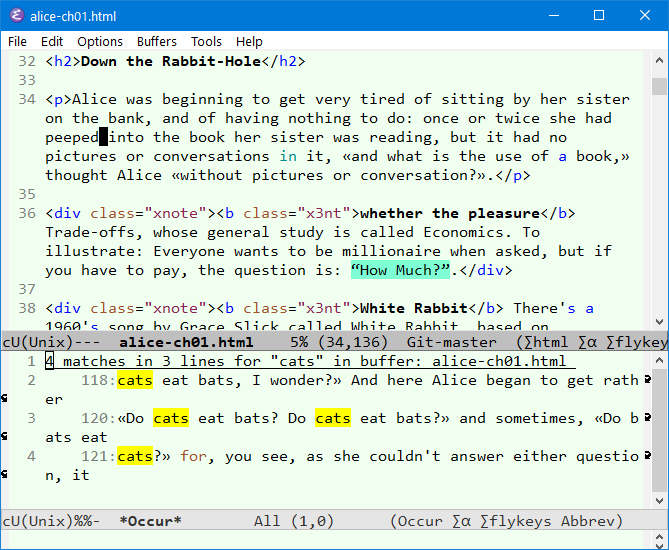 emacs list-matching-lines 2021-07-18