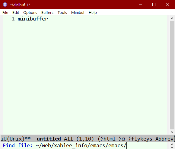 emacs minibuffer 2023-08-29 hc97
