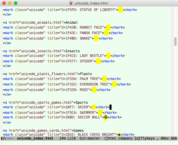 emacs on macOS unicode 2017 09 22 44951