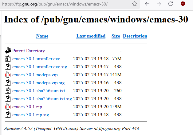 gnu emacs windows download 2025-03-06 28455