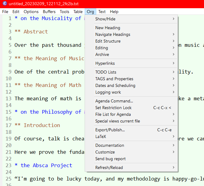 org mode gui menu 2023-02-09 QZQKc