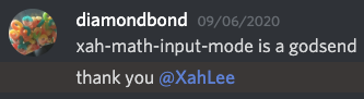 xah thanks diamondbond 2020-09-06 RPqg2