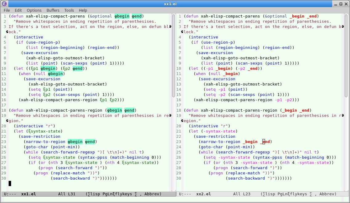 emacs lisp sigil war 03115