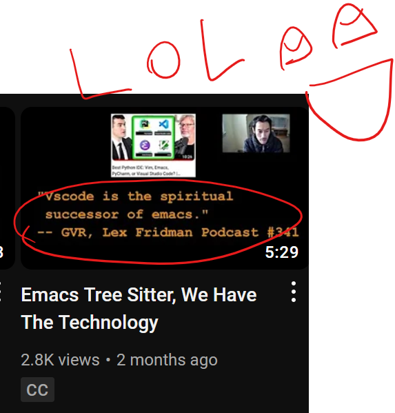 emacs vscode Guido van Rossum Lex Fridman 2023-02-21 203829