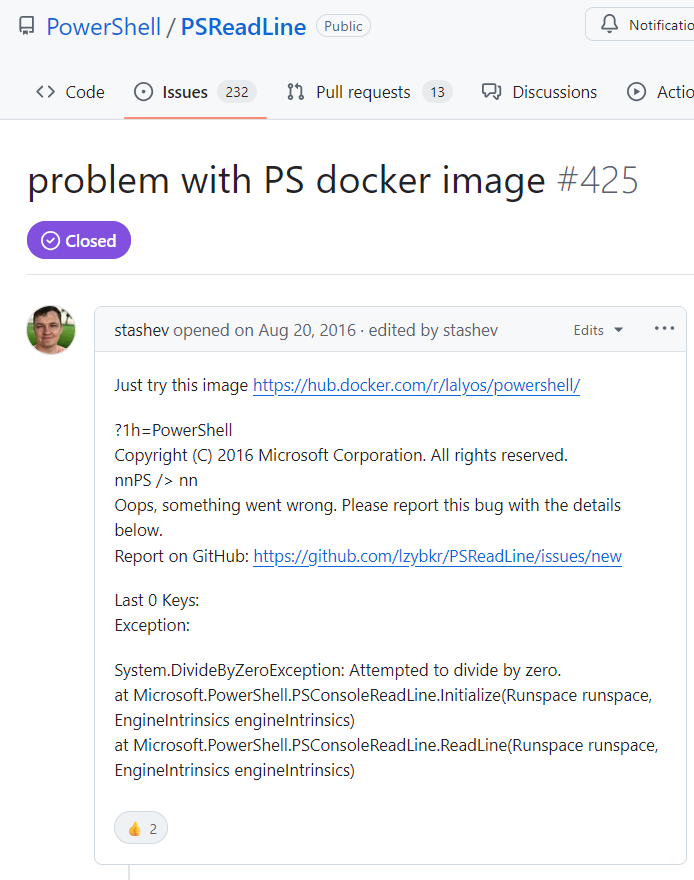 powershell divide by zero 2026-04-19 22c59