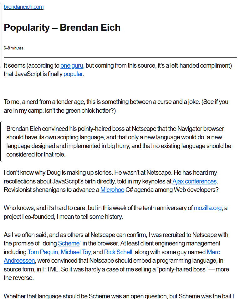 Brendan Eich js popularity 2025-10-14 2f2b8
