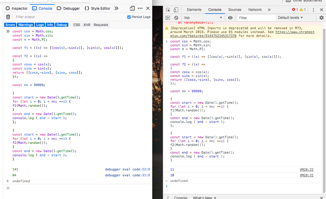 JavaScript speed sin cos 2019-06-23 vfhwy